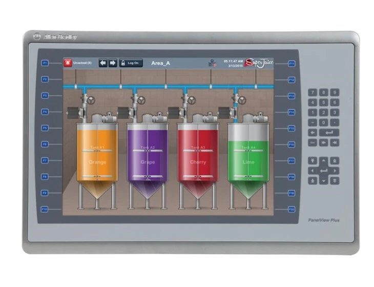 2711P-T15C22D8S-B PanelView Plus 7 Standard - 15" Terminal